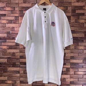 Vintage Mens XL Nike NCAA 2000 Final Four Indianapolis White Polo